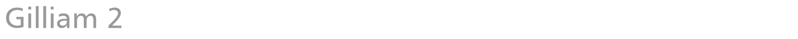 Gilliam 2 font preview